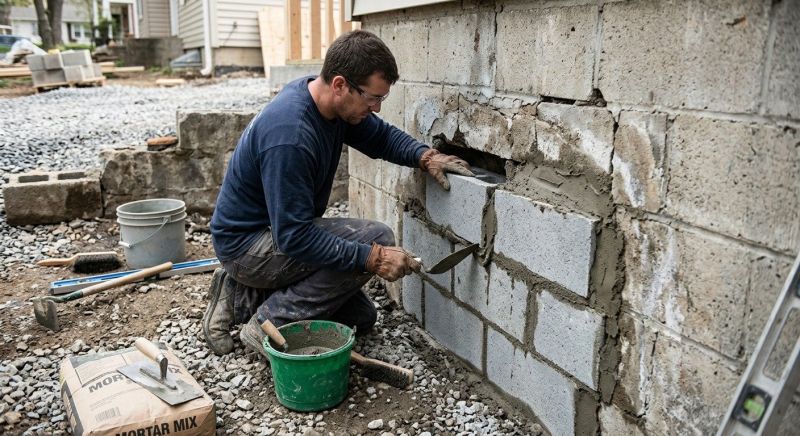 Block Wall Repair in Missouri City, TX