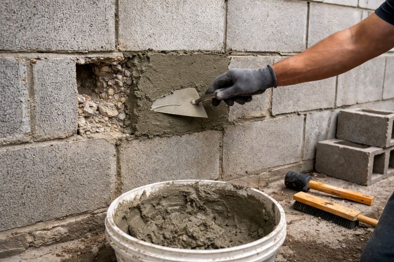 Block Wall Repair in Rosenberg, TX