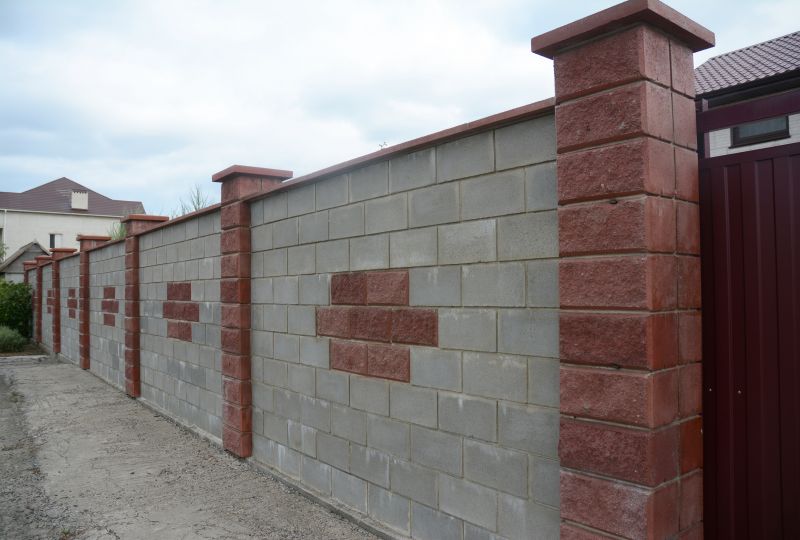 Brick Fence Repair in Katy, TX