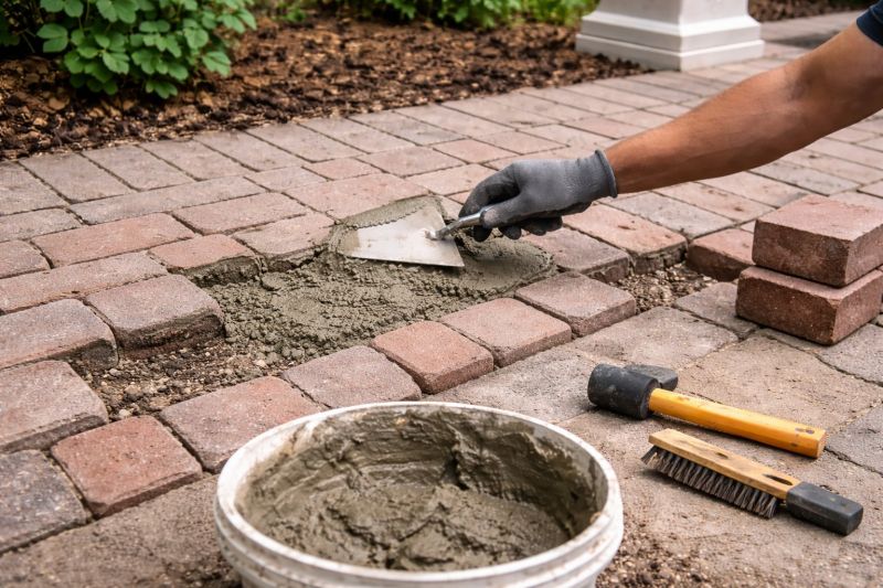 Brick Flatwork Repair in Cypress, TX