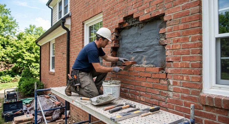 Brick Flatwork Repair in Richmond, TX