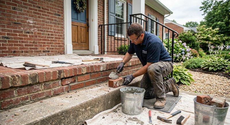 Brick Stairs Repair in Austin County, TX