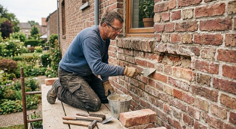 Brick Stairs Repair in Stafford, TX
