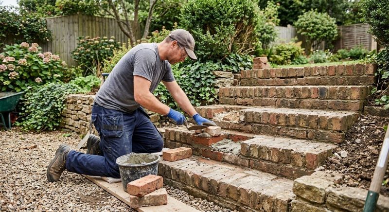 Brick Stairs Repair in Waller, TX