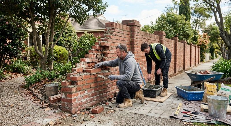 Brick Wall Repair in Brookshire, TX