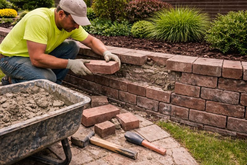 Brick Wall Repair in Richmond, TX