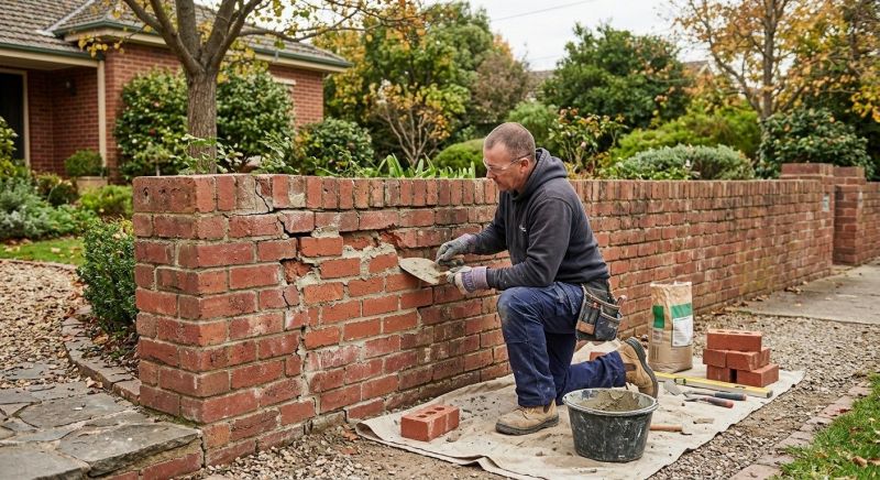 Brick Wall Repair in Waller, TX