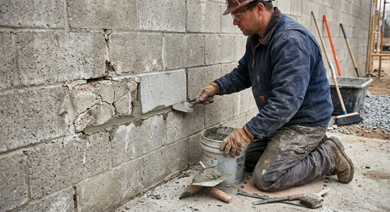 Brick Wall Repair in Wallis, TX
