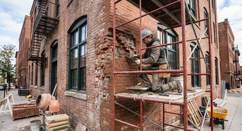 Commercial Brick Repair in Katy, TX