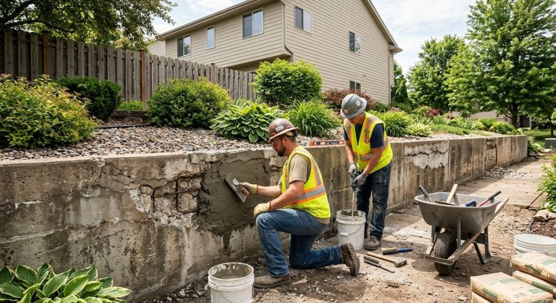 Retaining Wall Repair in Katy, TX