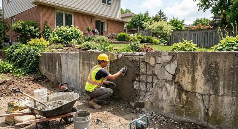 Retaining Wall Repair in Simonton, TX