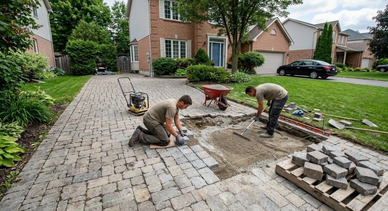Stone Driveway Repair in Katy, TX