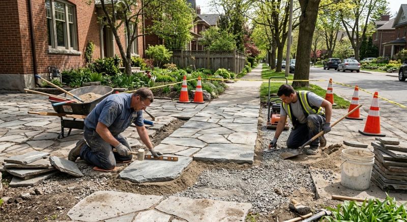 Stone Driveway Repair in Katy, TX